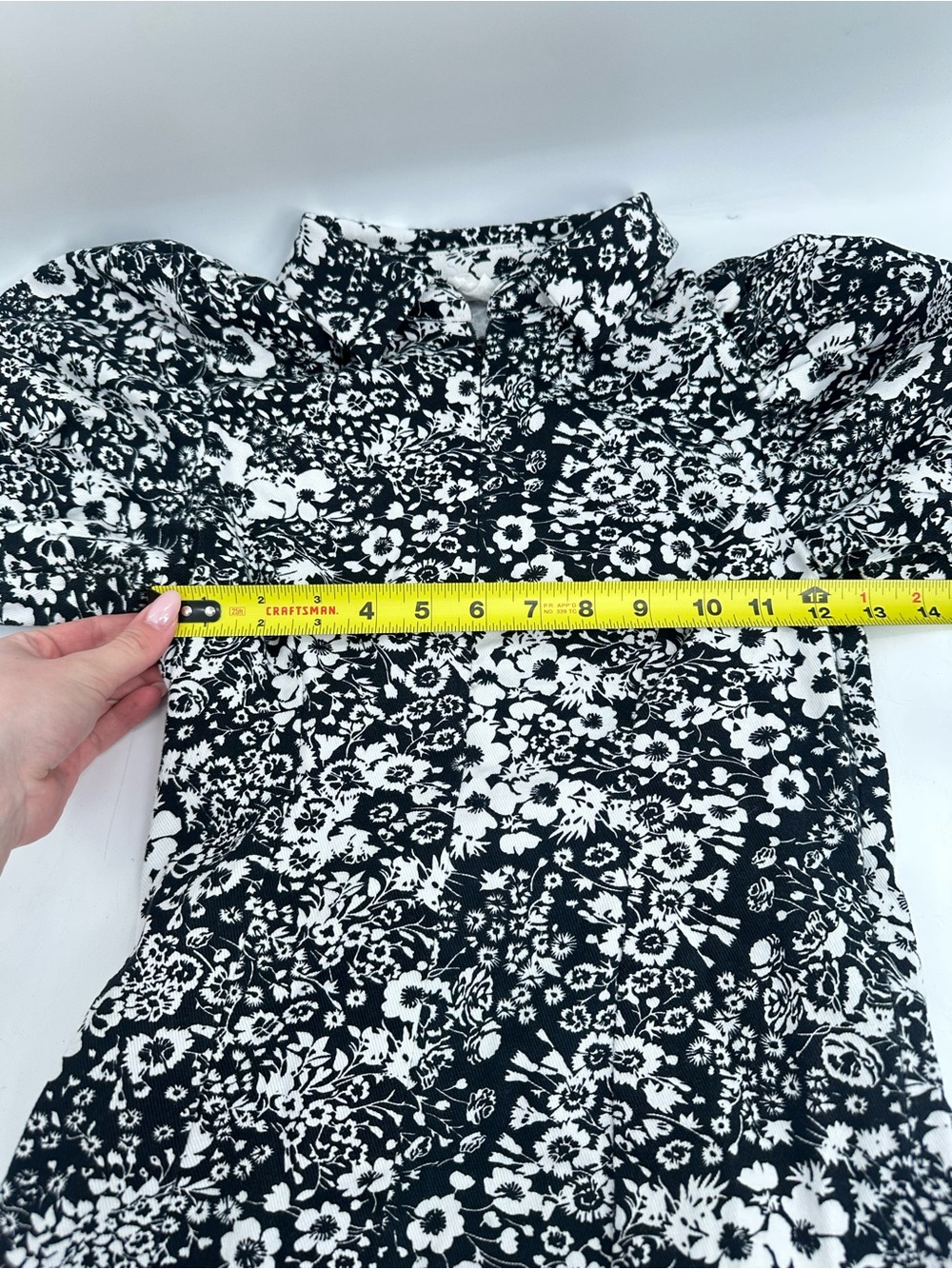 Tuckernuck Hyacinth House Black and White Floral Mini Dress - Picture 8 of 10